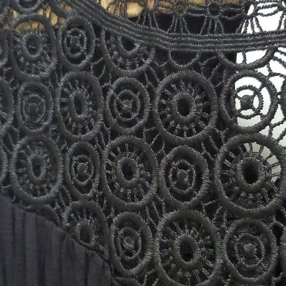 NWT✨️Lane Bryant Crochet Women’s Maxi Dress Black 14/16 - Picture 7 of 7